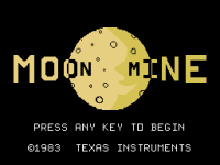 Moon Mine TI-99 US box art